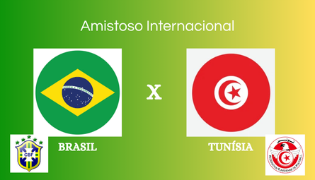 Seleção Brasileira fecha o ano 2025 em amistoso contra a Tunísia na França