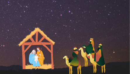 Dia de santos reis Belchior, Gaspar e Baltazar celebrado em 6 de janeiro