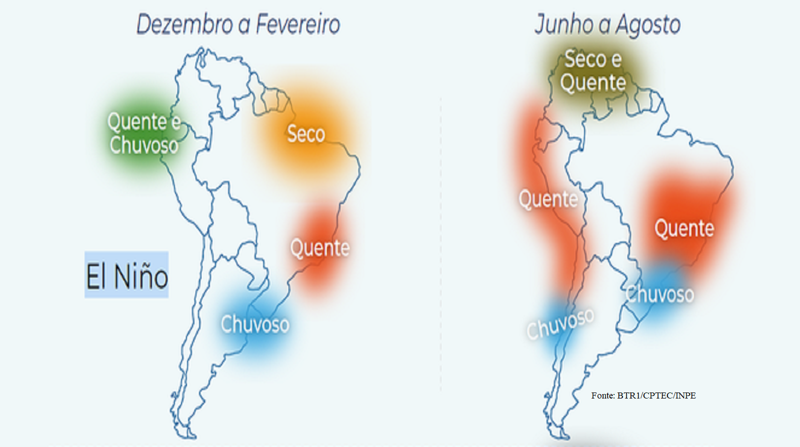 El Niño eventos climáticos extremos no Brasil, alertam especialistas