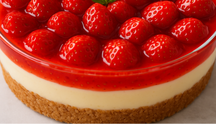 Torta de Morango com Creme