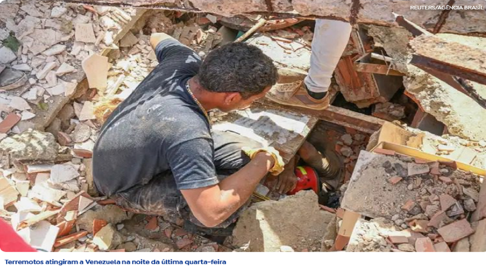 Brasil, EUA e nações europeias encaminham equipes de resgate à Venezuela, depois dos terremotos de grande magnitude